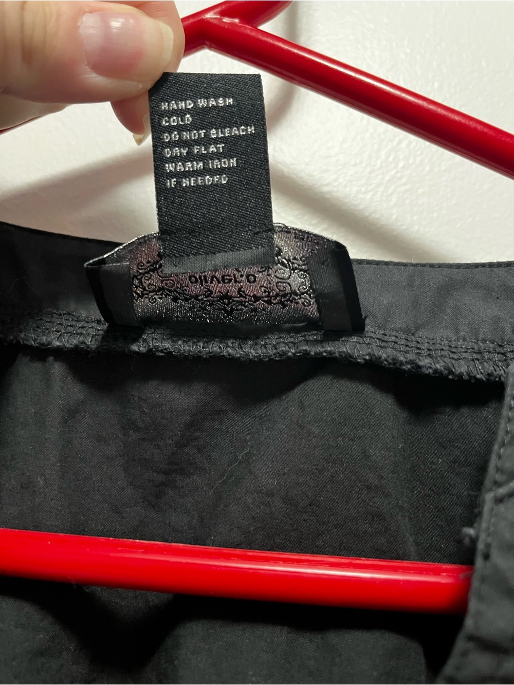 Black Embroidered V-Neck Puff Sleeve Blouse - Picture 4 of 4